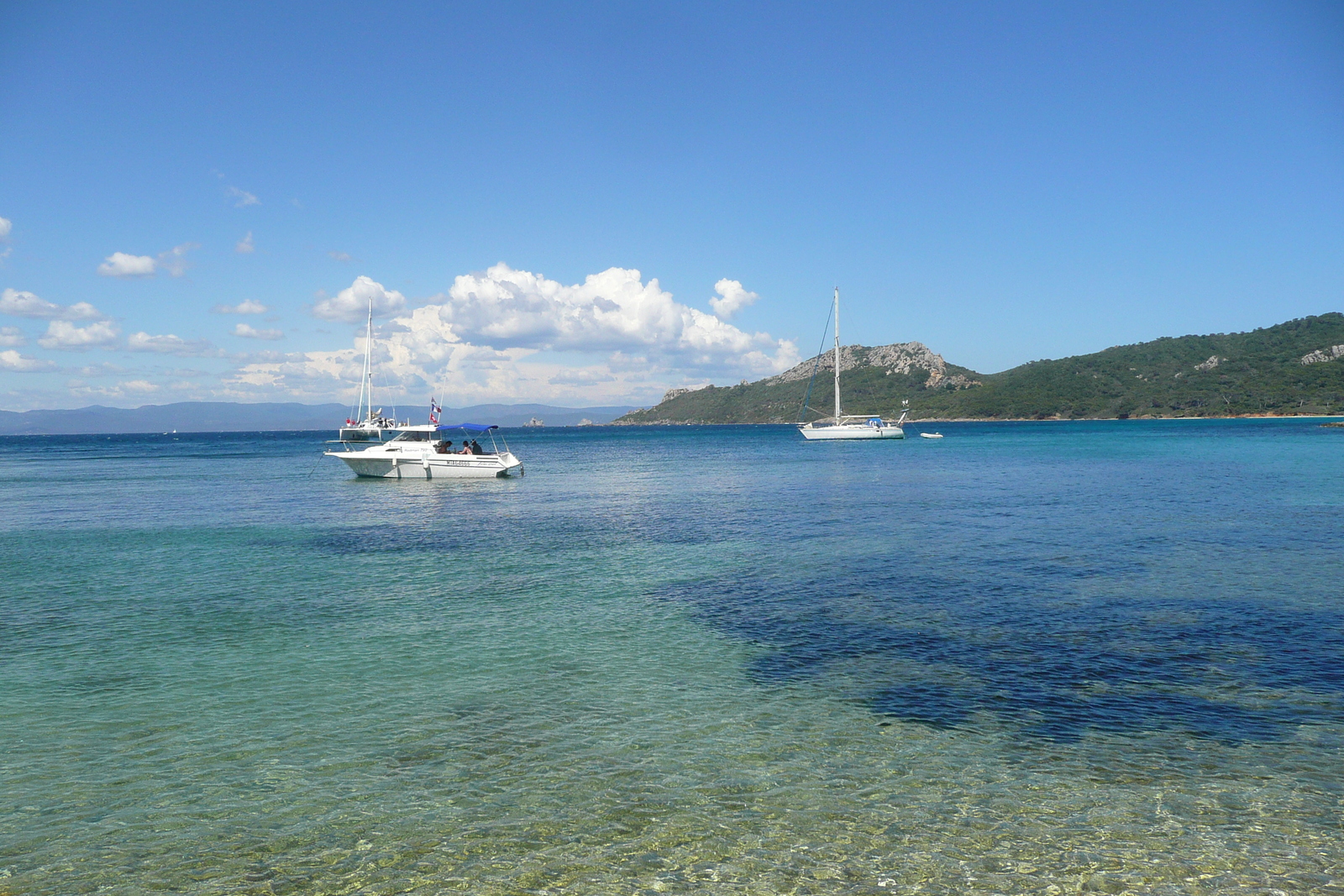 รูปถ่าย ฝรั่งเศส(France) เกาะปอร์เกอรอล(Porquerolles Island) หาดอาลีกัสตร์(Alycastre beach) 2008-05 7