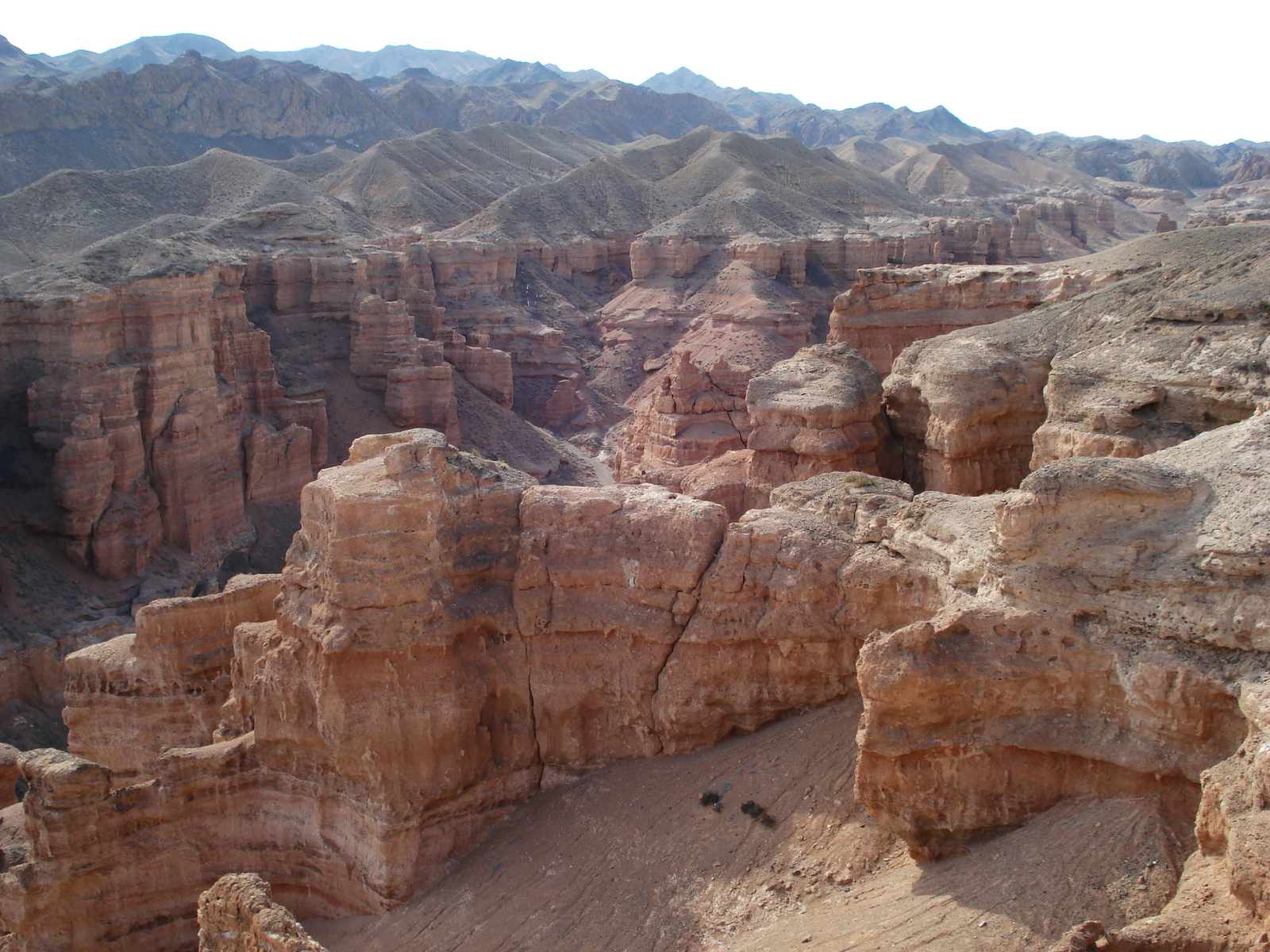 รูปถ่าย คาซัคสถาน(Kazakhstan) หุบผาชารึน(Charyn Canyon) 2007-03 36