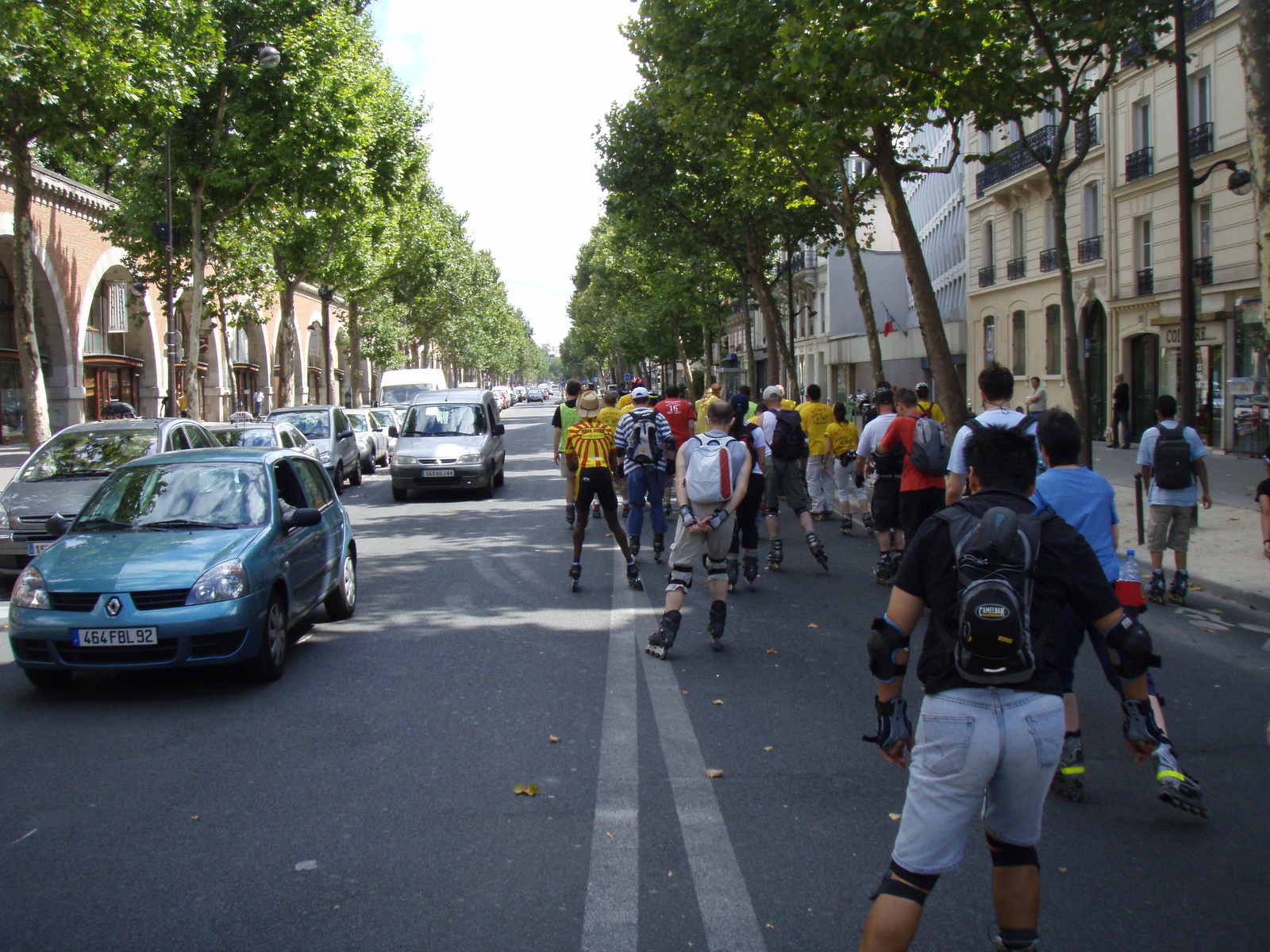 รูปถ่าย ฝรั่งเศส(France) ปารีส(Paris) เล่นสเก็ตในปารีส(Randonnee Roller et Coquillages) 2007-07 6