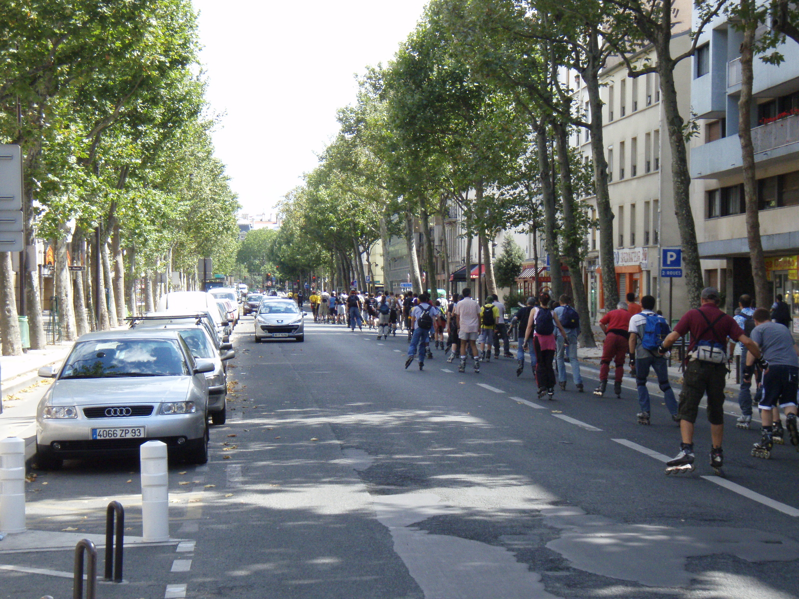 รูปถ่าย ฝรั่งเศส(France) ปารีส(Paris) เล่นสเก็ตในปารีส(Randonnee Roller et Coquillages) 2007-07 18