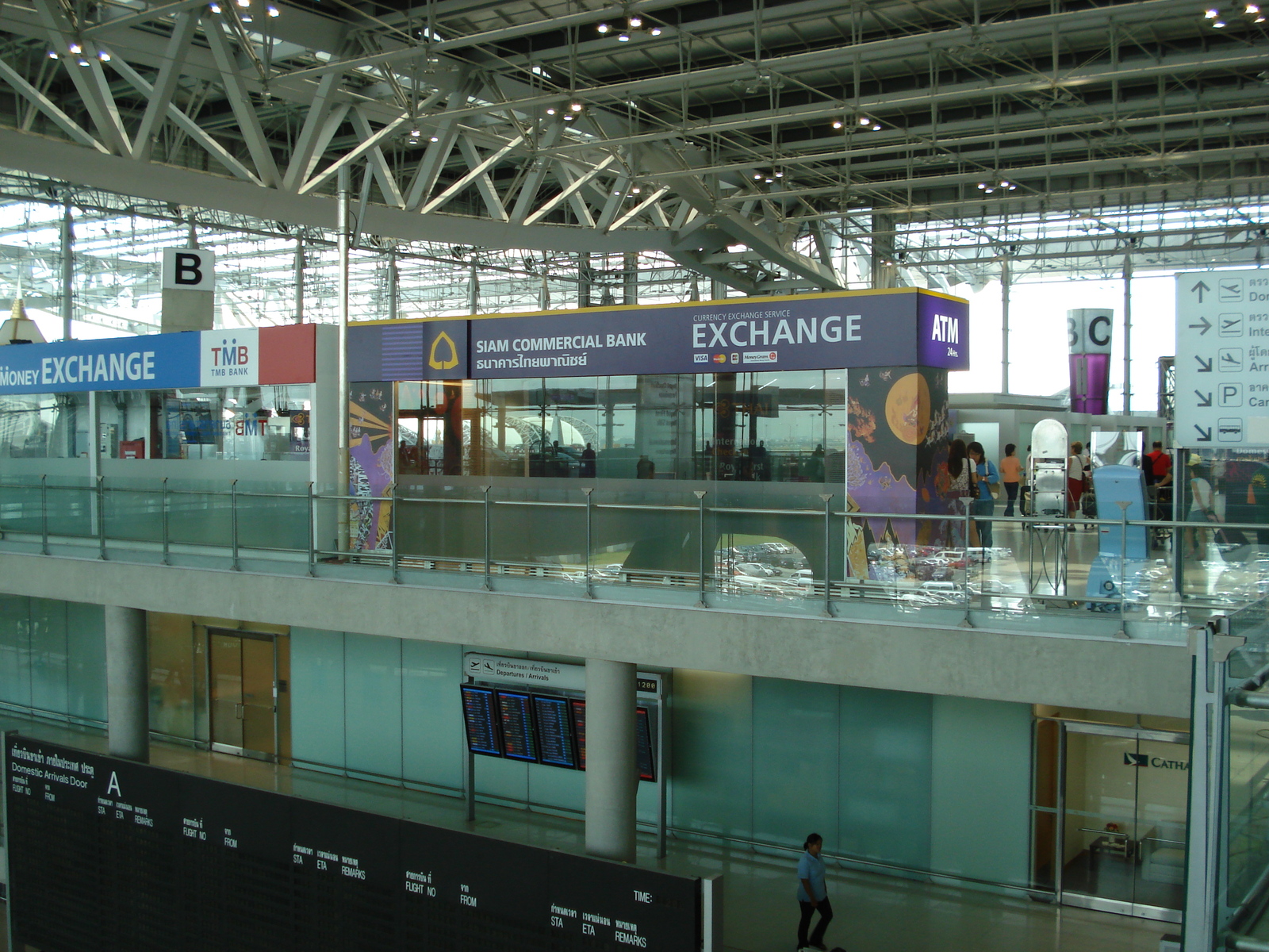 รูปถ่าย ไทย(Thailand) กรุงเทพมหานคร(Bangkok) ท่าอากาศยานสุวรรณภูมิ(Suvarnabhumi Airport) 2007-02 14