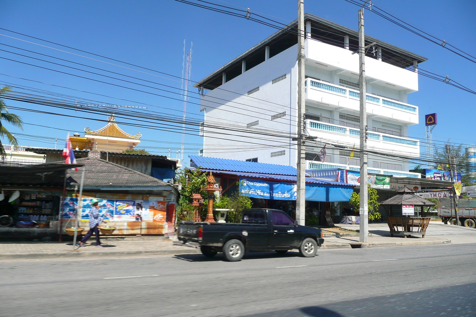 รูปถ่าย ไทย(Thailand) ถนนจากพัทยาไปเกาะเสม็ด(Pattaya to Ko Samet road) 2008-12 0