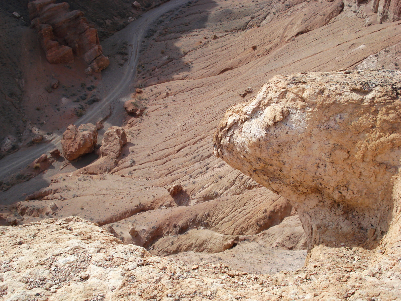 รูปถ่าย คาซัคสถาน(Kazakhstan) หุบผาชารึน(Charyn Canyon) 2007-03 146