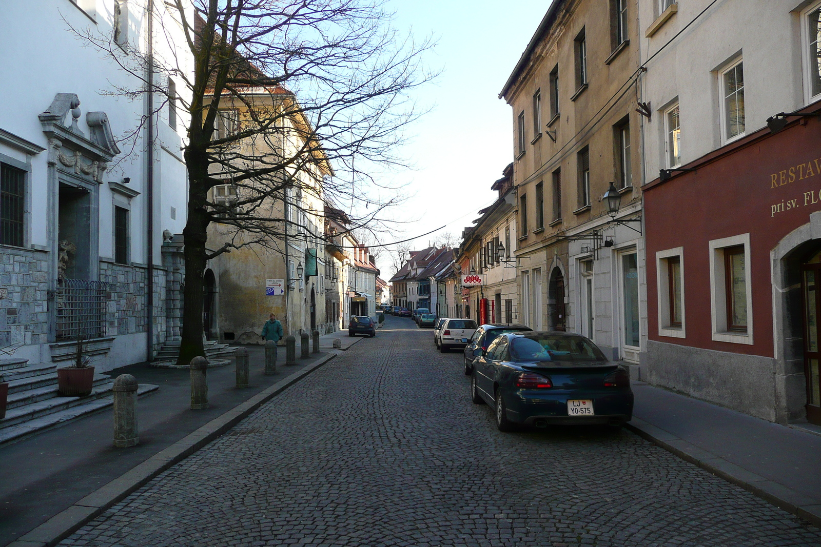 รูปถ่าย สโลวีเนีย(Slovenia) ลีอูบลีอานา(Ljubljana) เมืองเก่า(Historic Centre) 2008-01 27
