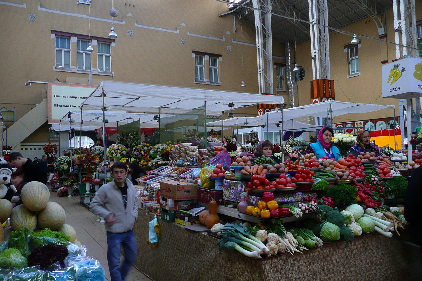 รูปถ่าย ยูเครน(Ukraine) เคียฟ(Kiev) ตลาดในเคียฟ(Kiev Market) 2007-11 4
