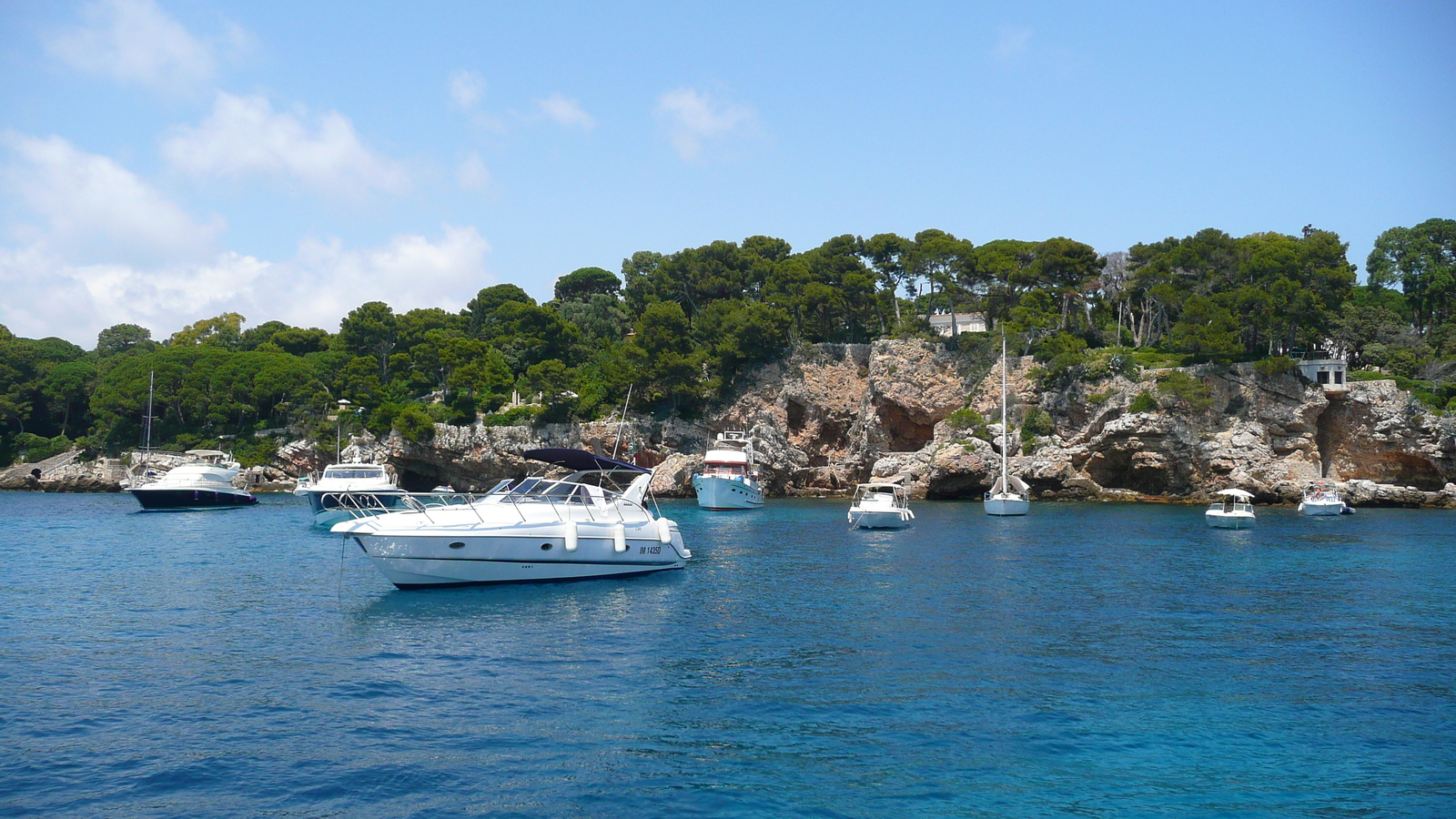 รูปถ่าย ฝรั่งเศส(France) แหลมอ็องตีบ(Cap d'Antibes) อ่าวลาร์ฌ็องโฟ(Anse de l'Argent Faux) 2007-07 11