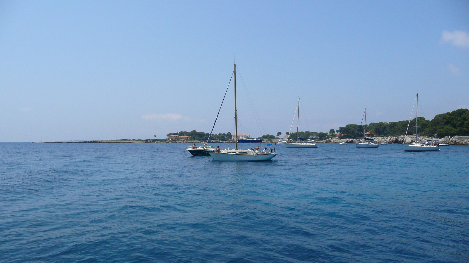 รูปถ่าย ฝรั่งเศส(France) แหลมอ็องตีบ(Cap d'Antibes) อ่าวลาร์ฌ็องโฟ(Anse de l'Argent Faux) 2007-07 41
