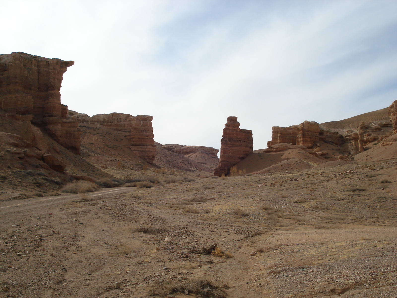 รูปถ่าย คาซัคสถาน(Kazakhstan) หุบผาชารึน(Charyn Canyon) 2007-03 84