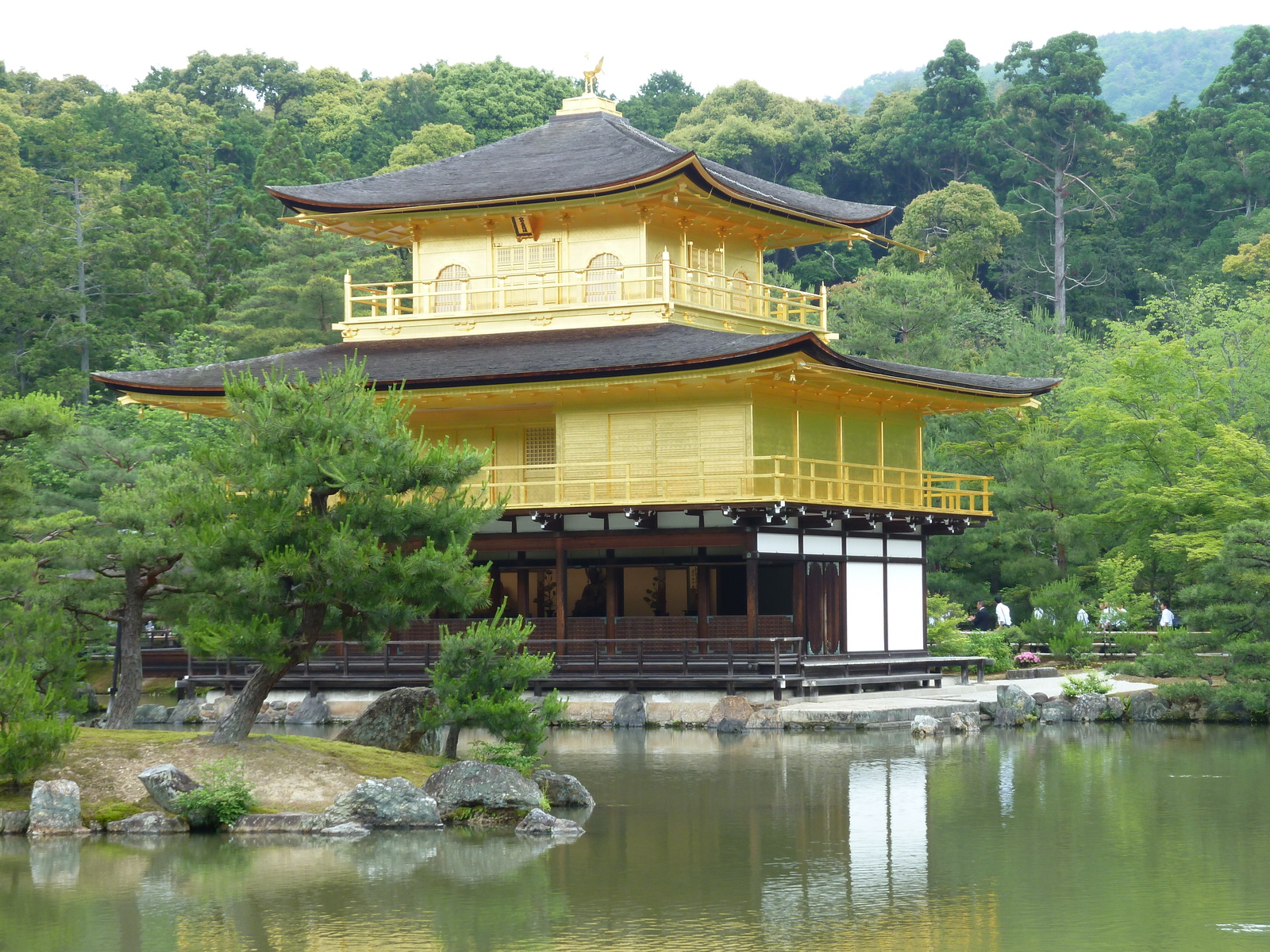 รูปถ่าย ญี่ปุ่น(Japan) เกียวโต(Kyoto) วัดคินกะกุจิ (ศาลาทอง)(Kinkakuji Temple(Golden Pavilion)) 2010-06 13