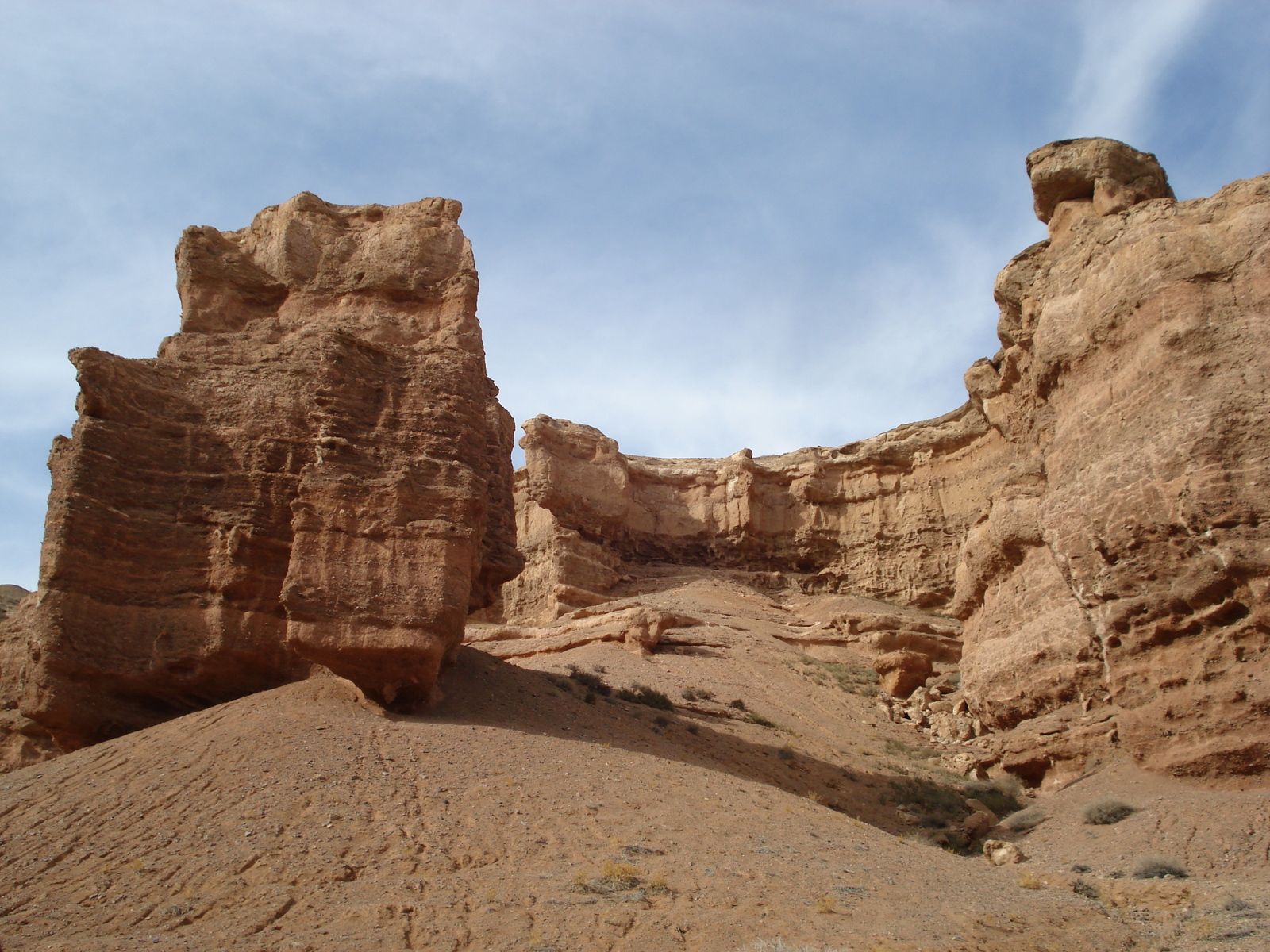 รูปถ่าย คาซัคสถาน(Kazakhstan) หุบผาชารึน(Charyn Canyon) 2007-03 104