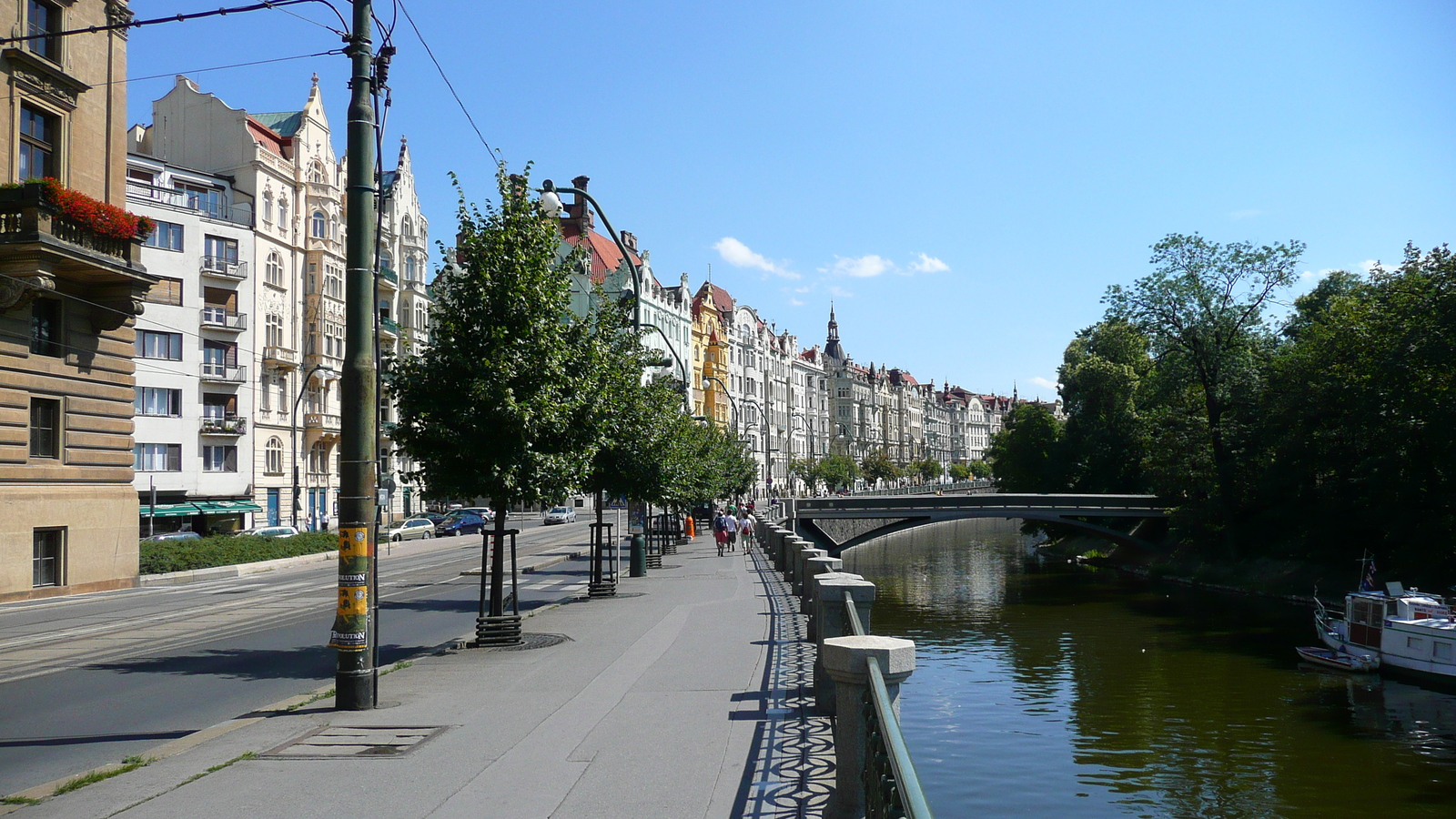 รูปถ่าย สาธารณรัฐเช็ก(Czech Republic) ปราก(Prague) แม่น้ำวัลตาวา(Vltava river) 2007-07 1