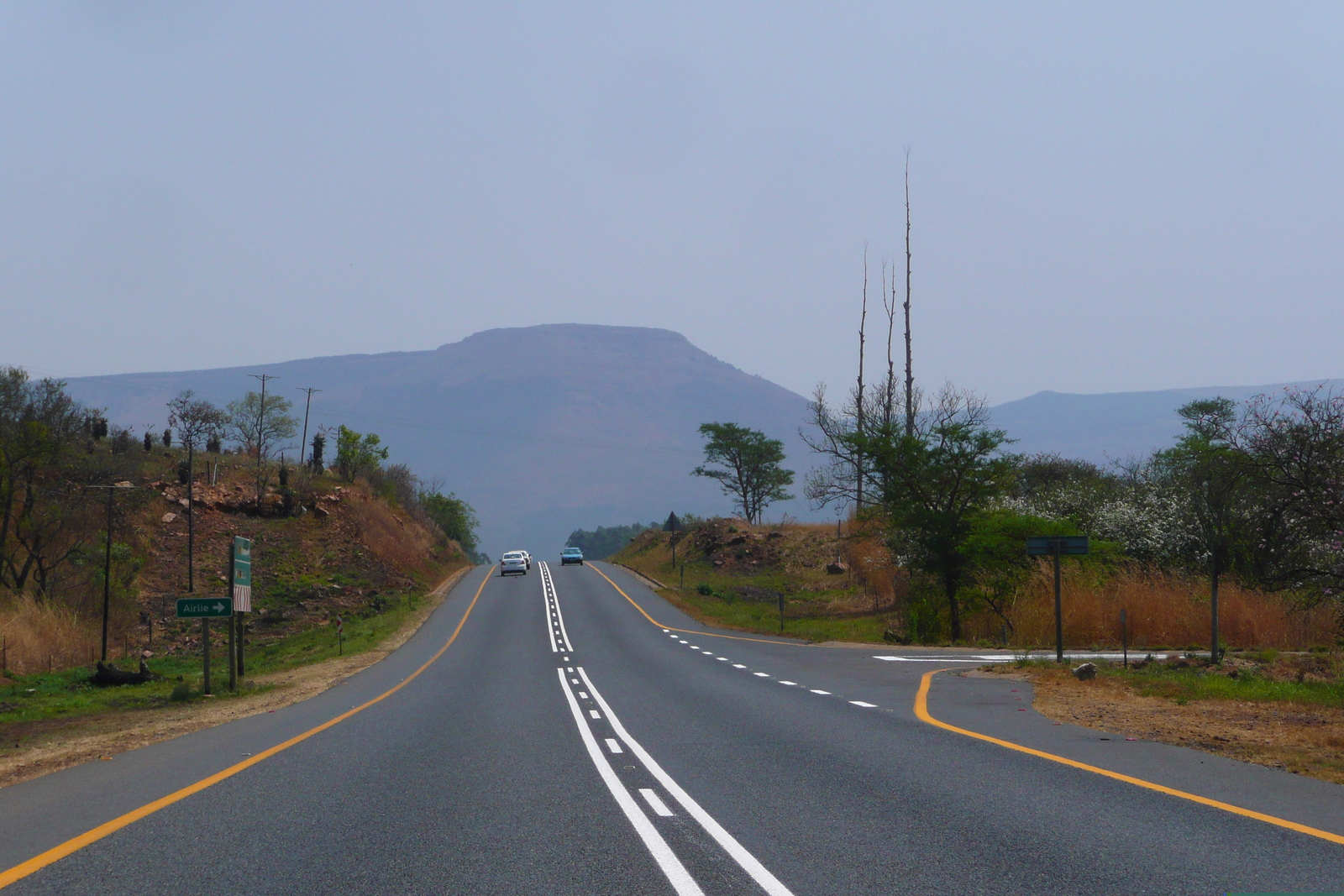 รูปถ่าย แอฟริกาใต้(South Africa) ถนนจากเนลสปรุตไปโจฮันเนสเบิร์ก(Nelspruit to Johannesburg road) 2008-09 11