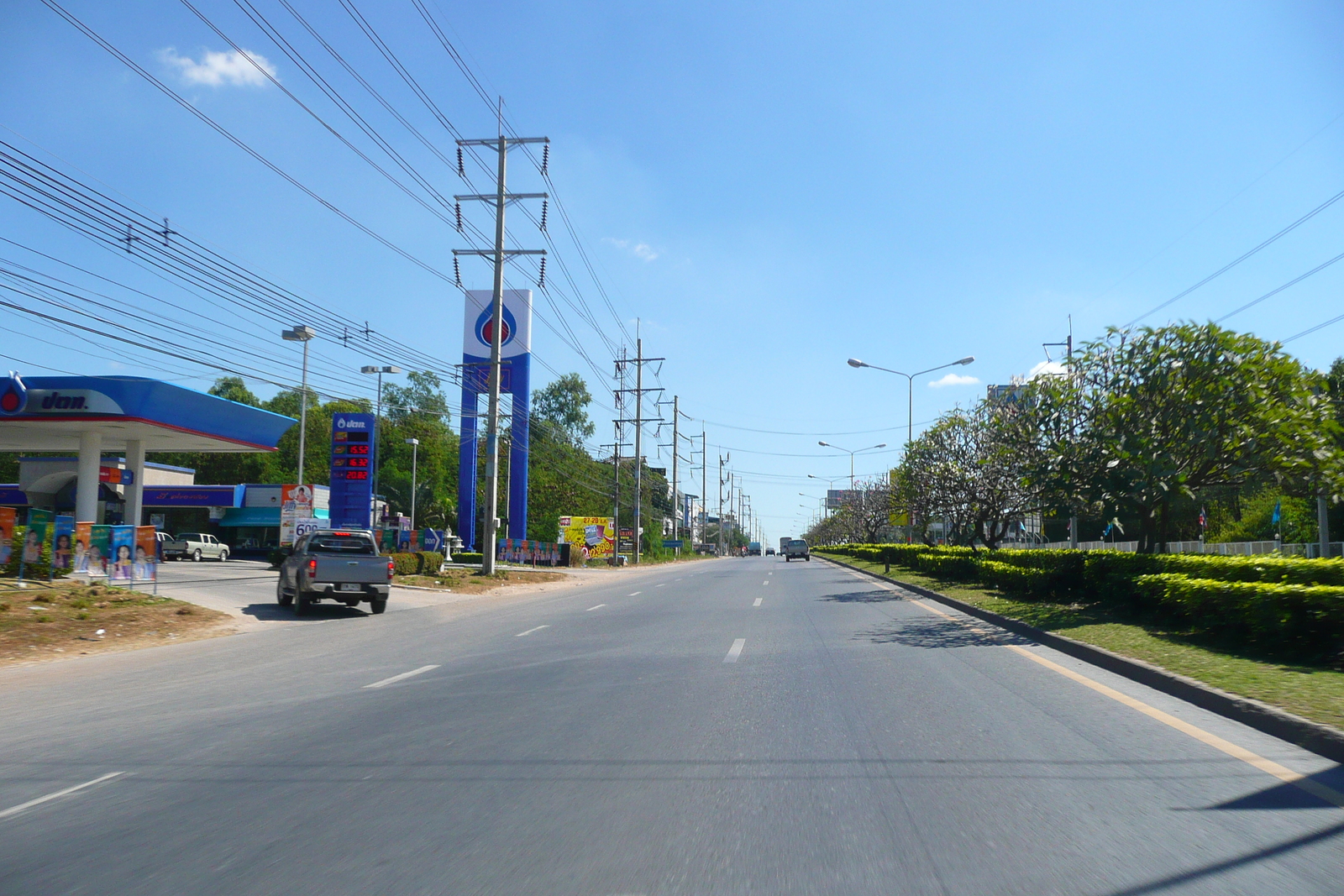 รูปถ่าย ไทย(Thailand) ถนนจากพัทยาไปเกาะเสม็ด(Pattaya to Ko Samet road) 2008-12 132