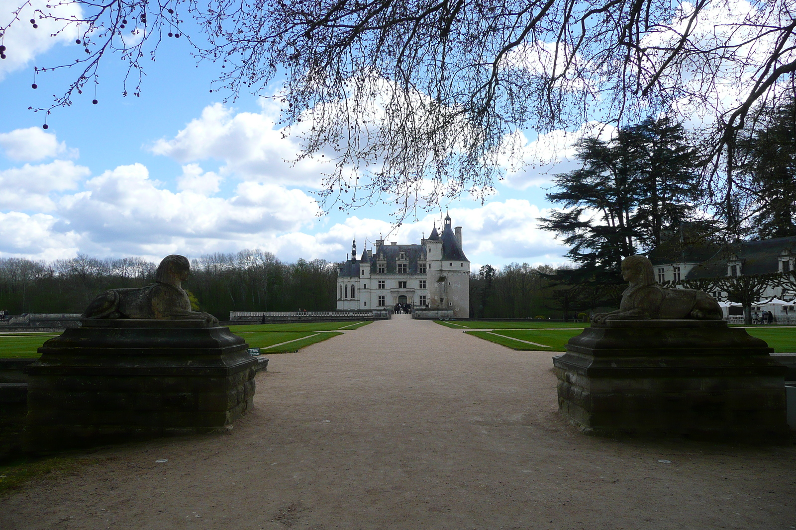รูปถ่าย ฝรั่งเศส(France) ปราสาทเชอนงโซ(Chenonceau Castle) สวนปราสาทเชอนงโซ(Gardens of Chenonceau) 2008-04 19
