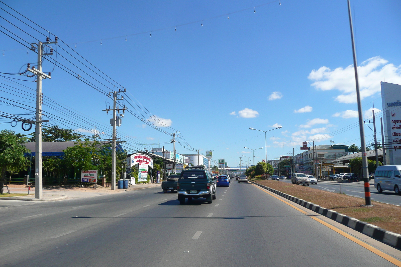 รูปถ่าย ไทย(Thailand) ถนนจากพัทยาไปเกาะเสม็ด(Pattaya to Ko Samet road) 2008-12 6