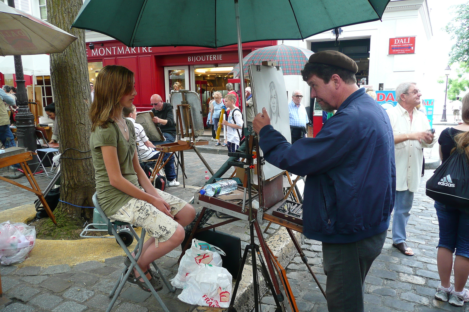 รูปถ่าย ฝรั่งเศส(France) ปารีส(Paris) จัตุรัสแตร์ทร์(Place du Tertre) 2007-06 37
