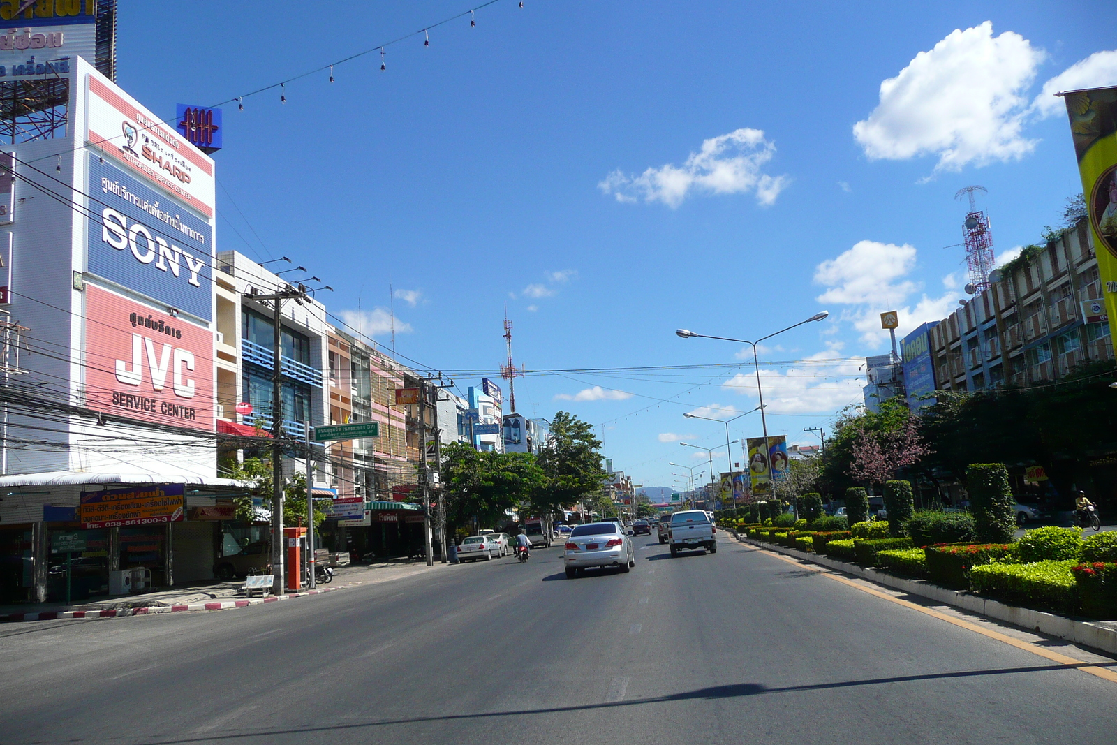 รูปถ่าย ไทย(Thailand) ถนนจากพัทยาไปเกาะเสม็ด(Pattaya to Ko Samet road) 2008-12 54