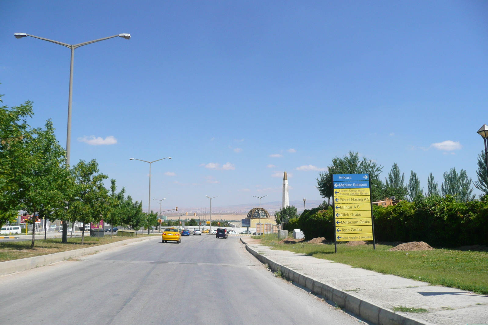 รูปถ่าย ตุรกี(Turkey) อังการา(Ankara) ถนนจากบิลเคนต์ไปอังการา(Bilkent to Ankara road) 2008-07 71