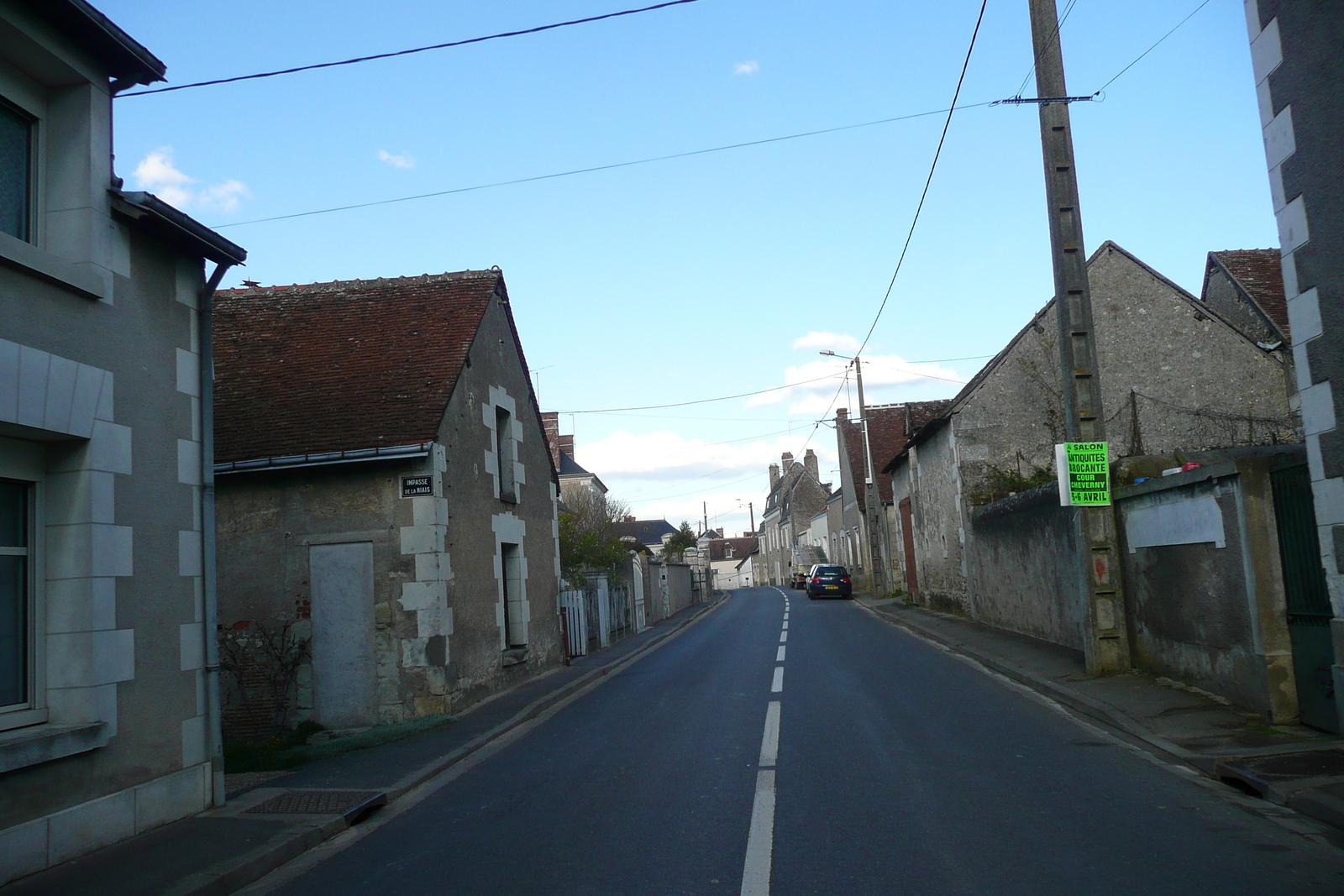 รูปถ่าย ฝรั่งเศส(France) อ็องบวซ(Amboise) ถนนจากอ็องบวซไปบลัว(Amboise to blois road) 2008-04 30