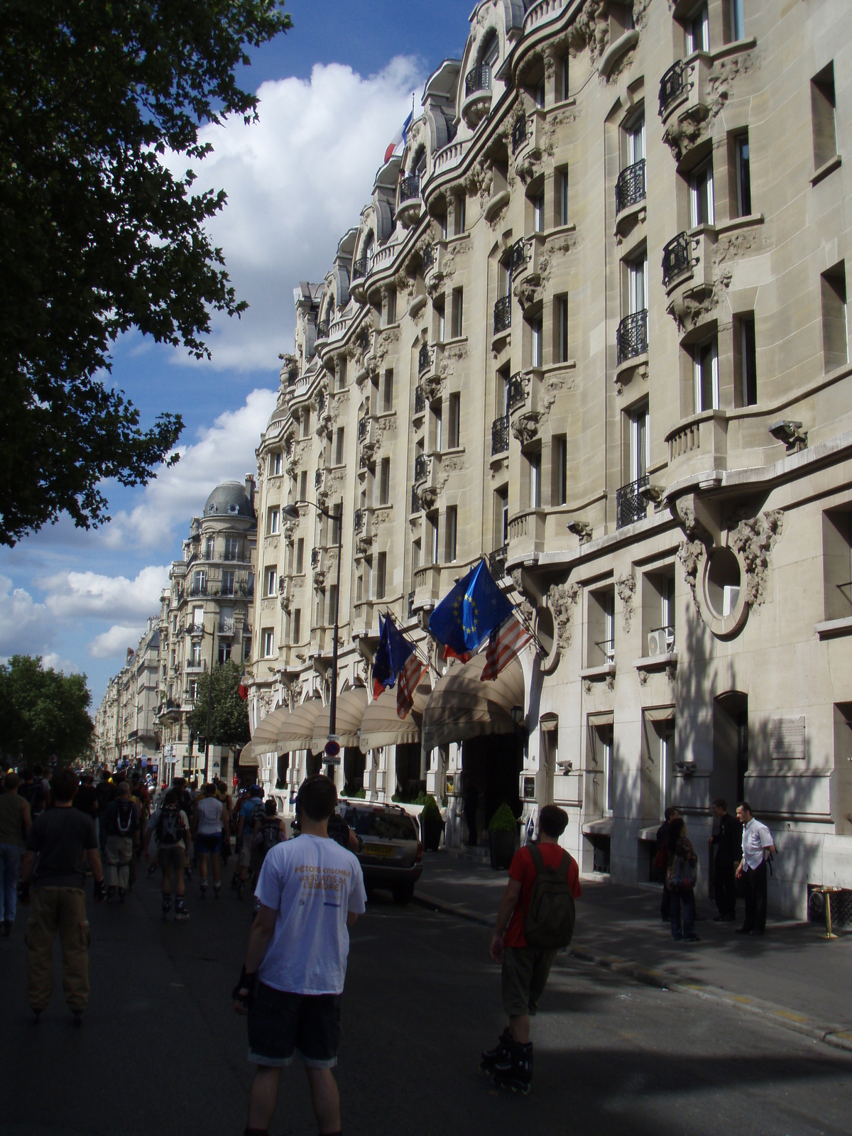 รูปถ่าย ฝรั่งเศส(France) ปารีส(Paris) เล่นสเก็ตในปารีส(Randonnee Roller et Coquillages) 2007-07 104