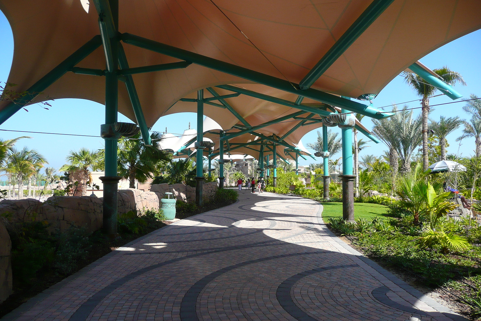 รูปถ่าย สหรัฐอาหรับเอมิเรตส์(United Arab Emirates) ดูไบ(Dubai) สวนน้ำอควาเวนเจอร์ ดูไบ(Dubai Aquaventure) 2009-01 43