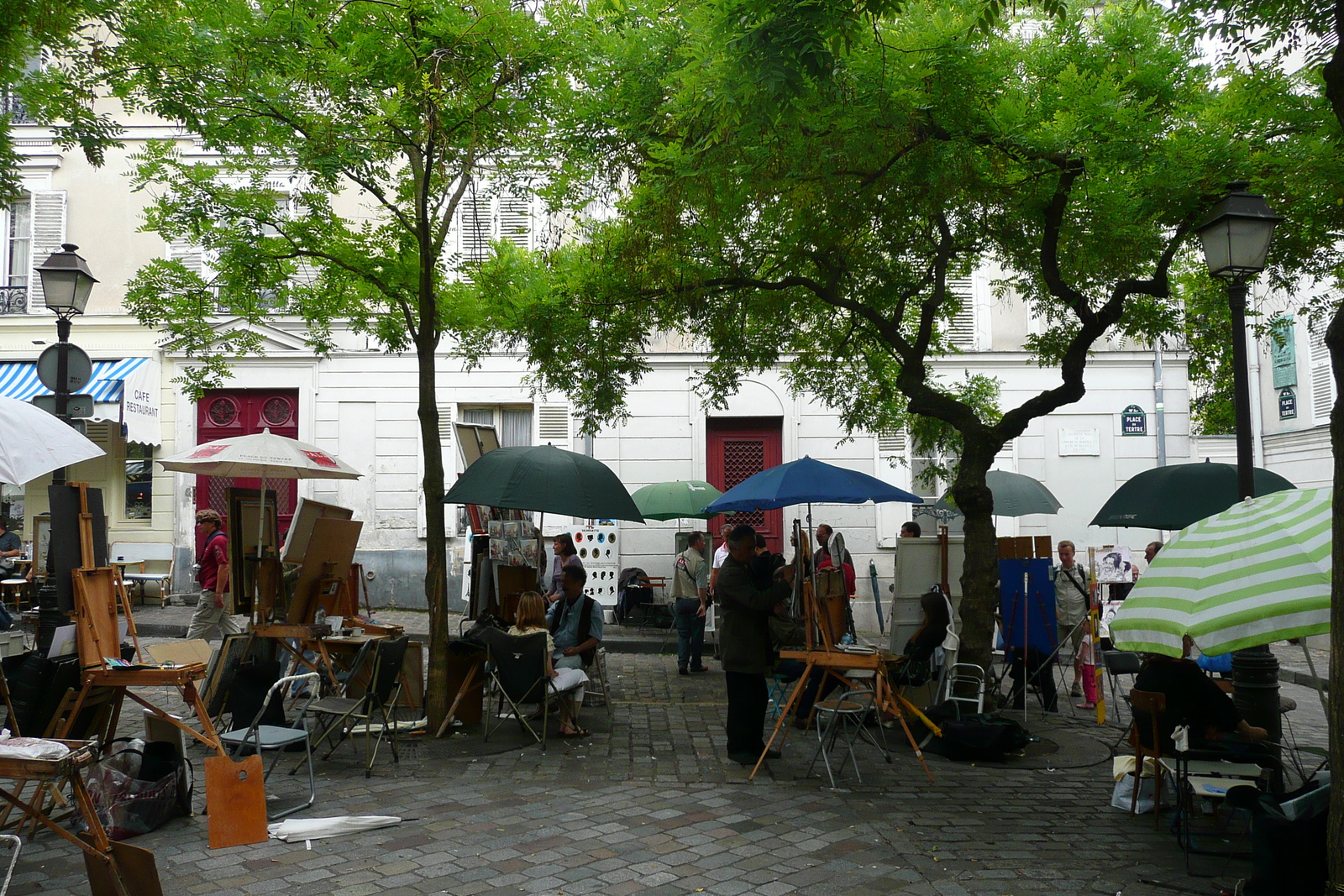 รูปถ่าย ฝรั่งเศส(France) ปารีส(Paris) จัตุรัสแตร์ทร์(Place du Tertre) 2007-06 11
