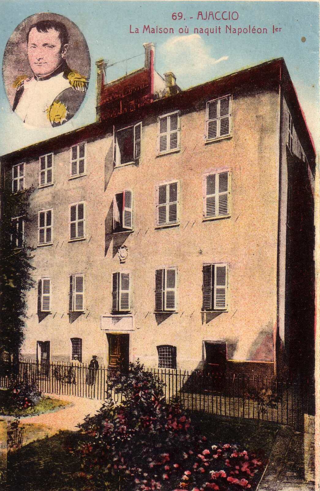 รูปถ่าย ฝรั่งเศส(France) คอร์สิคา(Corsica) โปสการ์ดเก่า(Old Postcards) 1900-01 52