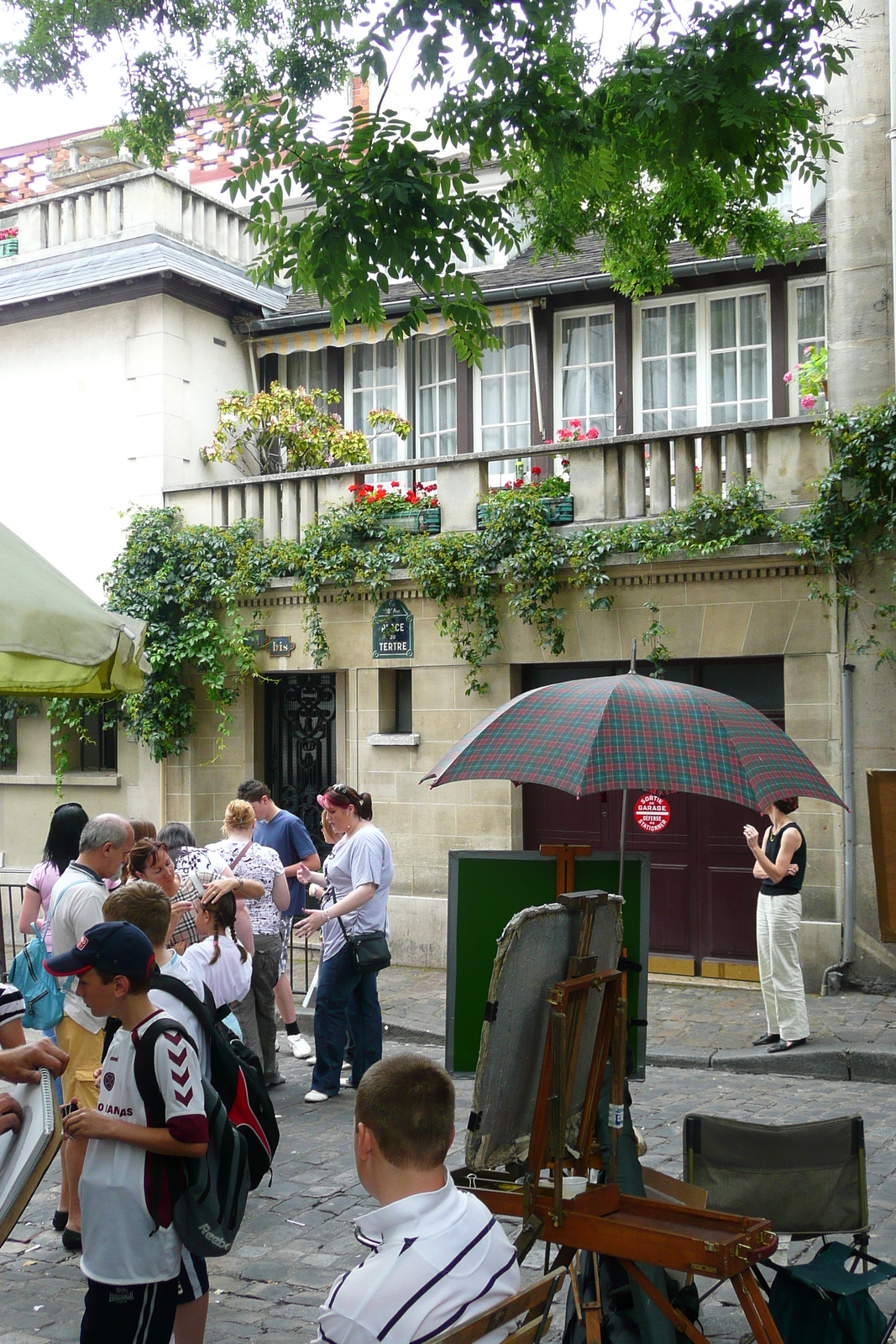 รูปถ่าย ฝรั่งเศส(France) ปารีส(Paris) จัตุรัสแตร์ทร์(Place du Tertre) 2007-06 2