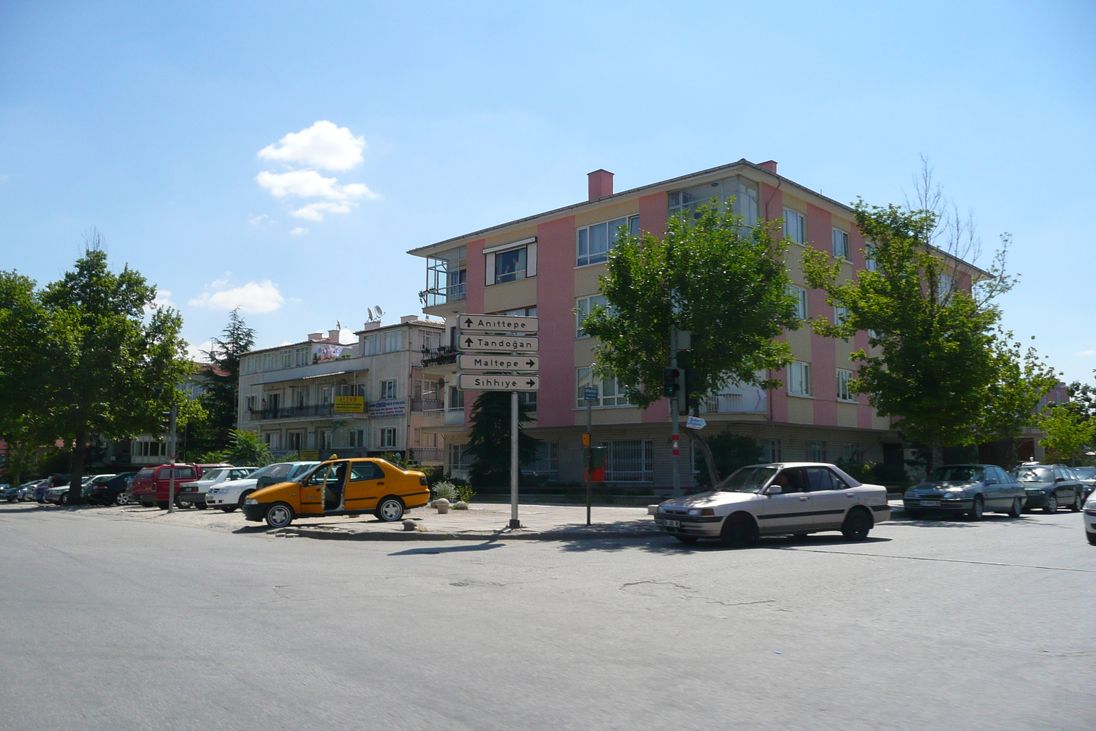 รูปถ่าย ตุรกี(Turkey) อังการา(Ankara) ถนนจากบิลเคนต์ไปอังการา(Bilkent to Ankara road) 2008-07 27