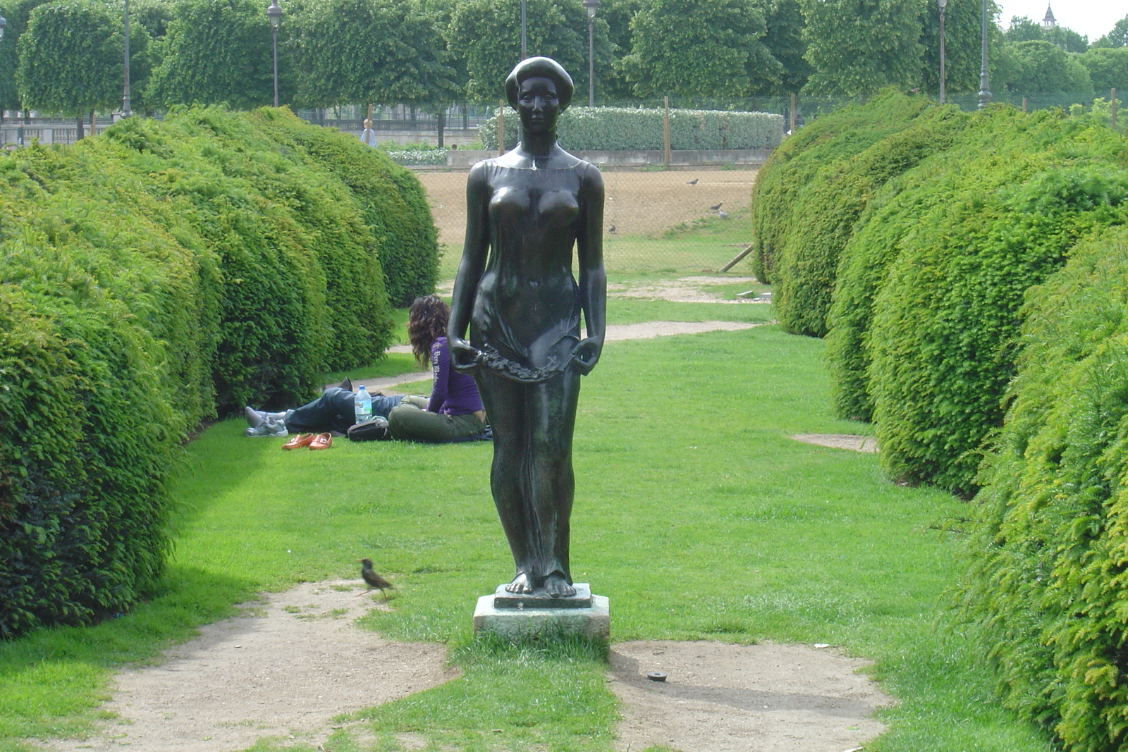 รูปถ่าย ฝรั่งเศส(France) ปารีส(Paris) สวนการูแซลแห่งลูฟวร์(Louvre Carrousel Garden) 2007-05 3