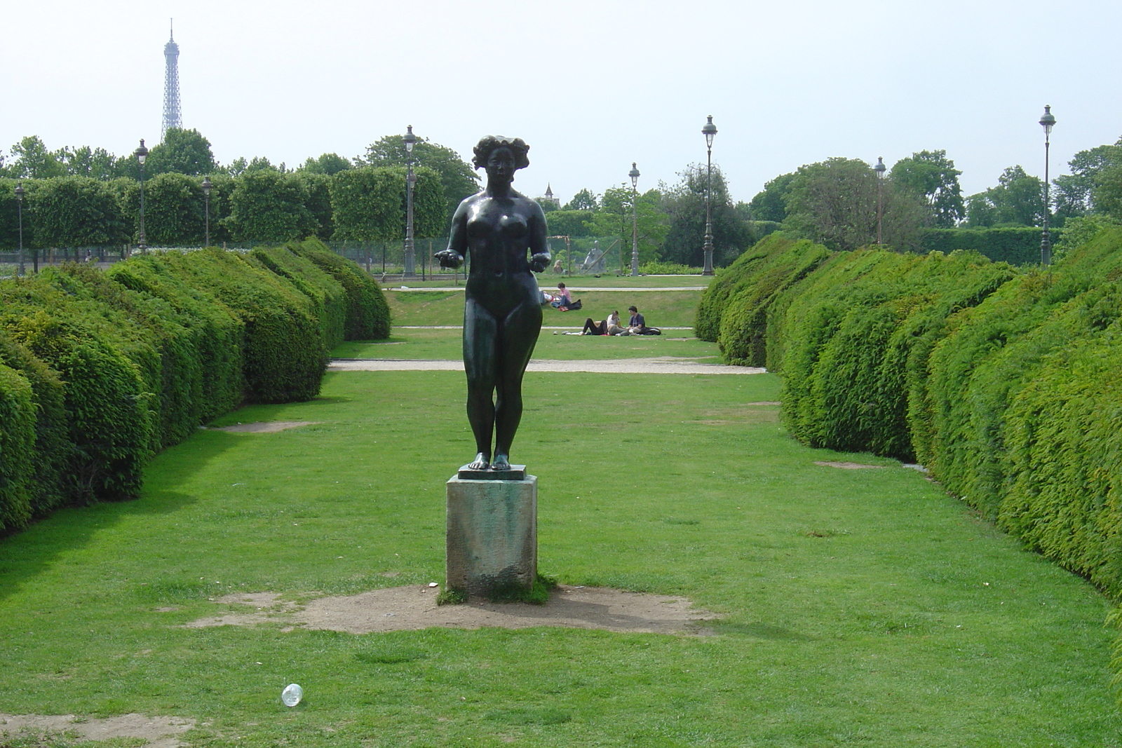 รูปถ่าย ฝรั่งเศส(France) ปารีส(Paris) สวนการูแซลแห่งลูฟวร์(Louvre Carrousel Garden) 2007-05 12