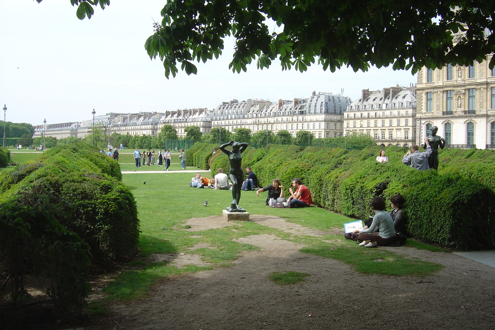 รูปถ่าย ฝรั่งเศส(France) ปารีส(Paris) สวนการูแซลแห่งลูฟวร์(Louvre Carrousel Garden) 2007-05 24