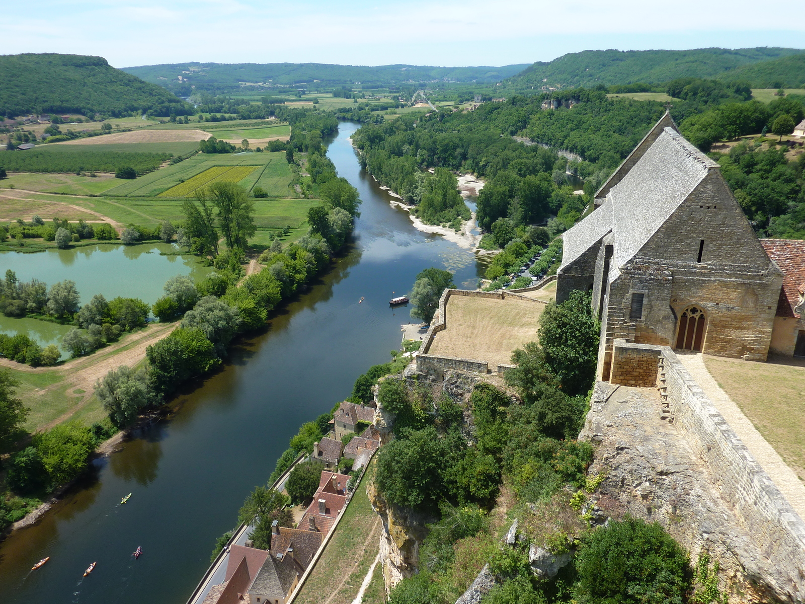 รูปถ่าย ฝรั่งเศส(France) ปราสาทเบนัก(Beynac Castle) 2009-07 90