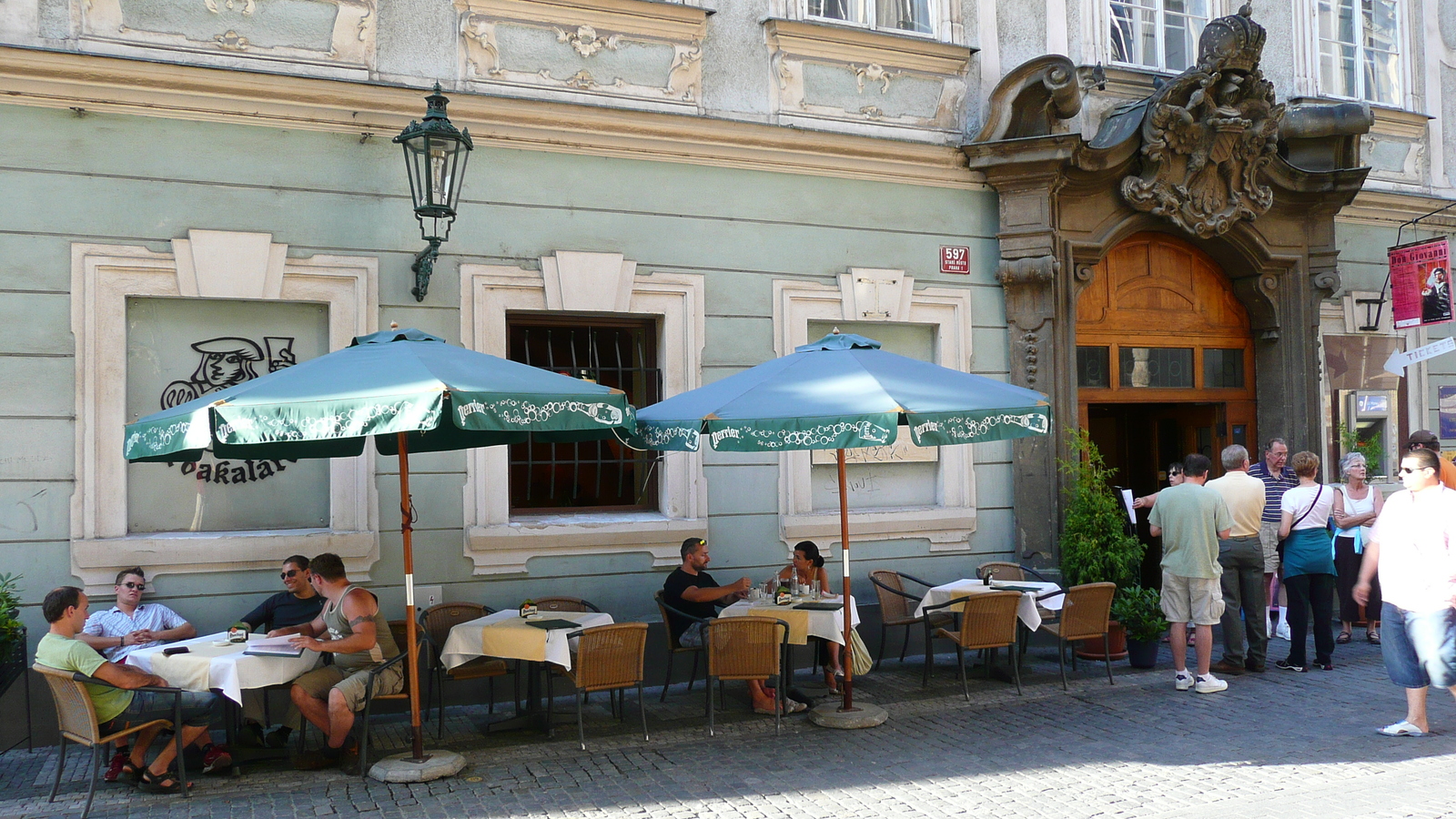 รูปถ่าย สาธารณรัฐเช็ก(Czech Republic) ปราก(Prague) เซเลทน่า(Celetna) 2007-07 21