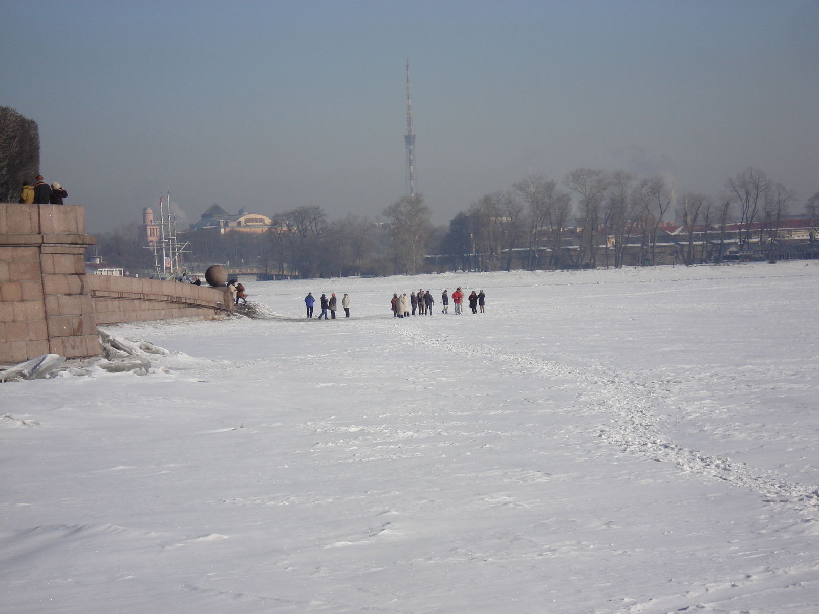 รูปถ่าย รัสเซีย(Russia) เซนต์ปีเตอร์สเบิร์ก(St Petersburg) เนวา(Neva) 2006-03 11