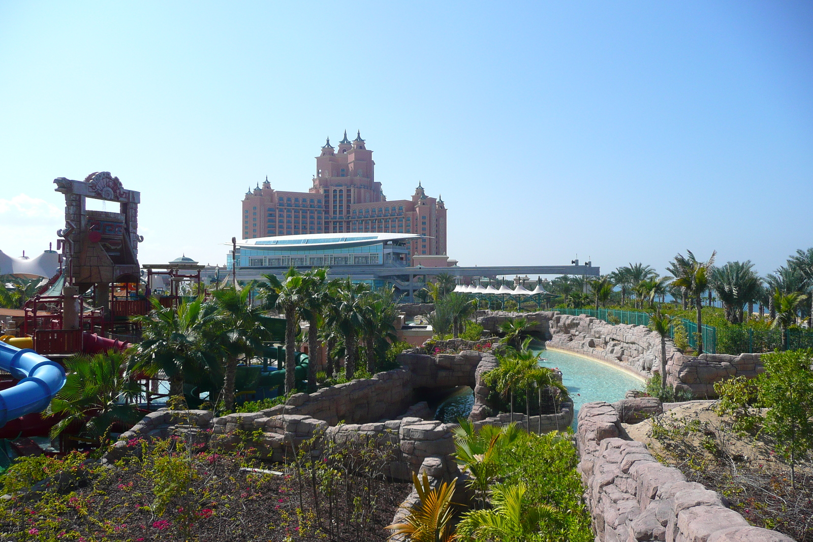 รูปถ่าย สหรัฐอาหรับเอมิเรตส์(United Arab Emirates) ดูไบ(Dubai) สวนน้ำอควาเวนเจอร์ ดูไบ(Dubai Aquaventure) 2009-01 145