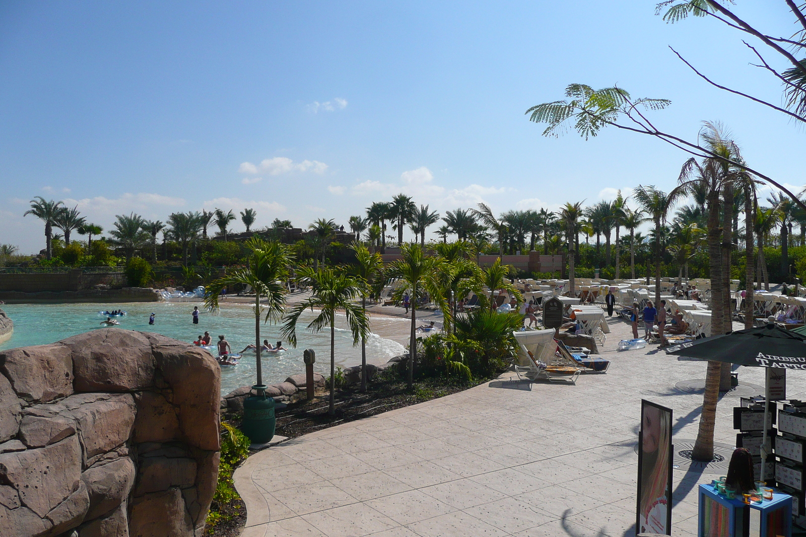 รูปถ่าย สหรัฐอาหรับเอมิเรตส์(United Arab Emirates) ดูไบ(Dubai) สวนน้ำอควาเวนเจอร์ ดูไบ(Dubai Aquaventure) 2009-01 156