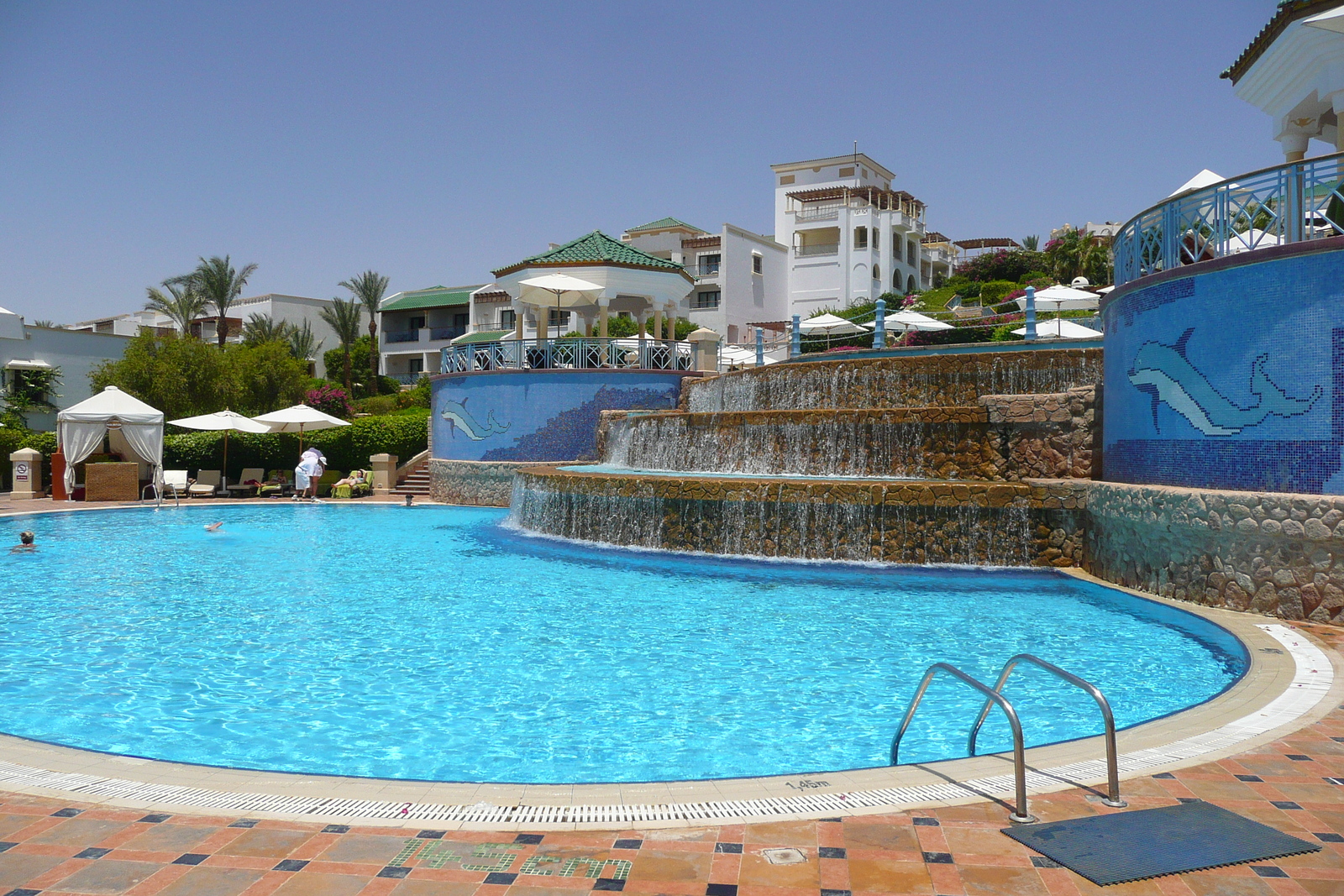 รูปถ่าย อียิปต์(Egypt) ชาร์มเอลชีค(Sharm el Sheikh) โรงแรมไฮแอต(Hyatt Hotel) สระว่ายน้ำไฮแอต ชาร์มเอลชีค(Hyatt Sharm el Sheikh Pool) 2008-06 51