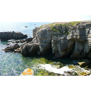 รูปถ่าย ฝรั่งเศส(France) คาบสมุทรกีเบอรง(Quiberon peninsula) แหลมแปร์โช(Pointe du Percho) 2008-07 2