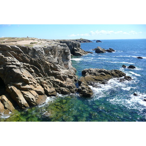 รูปถ่าย ฝรั่งเศส(France) คาบสมุทรกีเบอรง(Quiberon peninsula) แหลมแปร์โช(Pointe du Percho) 2008-07 14