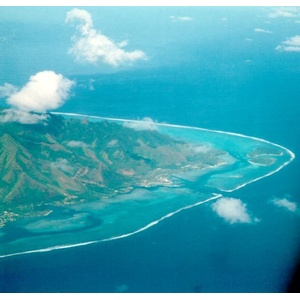 รูปถ่าย เฟรนช์โพลี่นีเซีย(Polynesia) มูเรีย(Moorea) 1993-04 10