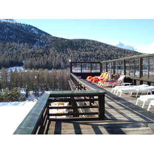 รูปถ่าย สวิสเซอร์แลนด์(Switzerland) ปองเทรซีน่า(Pontresina) โรงแรมแกรนด์โครเนนโฮฟ(Grand Hotel Kronenhof) 2007-01 15
