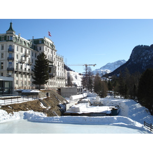 รูปถ่าย สวิสเซอร์แลนด์(Switzerland) ปองเทรซีน่า(Pontresina) โรงแรมแกรนด์โครเนนโฮฟ(Grand Hotel Kronenhof) 2007-01 14