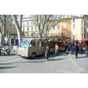 รูปถ่าย ฝรั่งเศส(France) แอ็กซ์-อ็อง-โพรว็องส์(Aix en Provence) จัตุรัสนายพลเดอโกล(Place du General de Gaulle) 2008-04 13