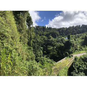รูปถ่าย กวาเดอลูป(Guadeloupe) ภูเขาไฟลากร็องด์ซูฟรีแยร์(La Grande Soufriere) 2021-02 16
