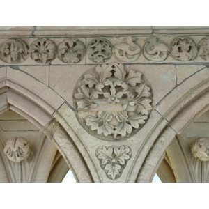 รูปถ่าย ฝรั่งเศส(France) มงแซ็งมีแชล(Mont St Michel) ระเบียงคดแอบบีมงแซ็งมีแชล(Mont St Michel Abbey Cloister) 2010-04 34