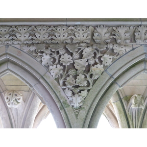 รูปถ่าย ฝรั่งเศส(France) มงแซ็งมีแชล(Mont St Michel) ระเบียงคดแอบบีมงแซ็งมีแชล(Mont St Michel Abbey Cloister) 2010-04 67