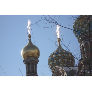 รูปถ่าย รัสเซีย(Russia) เซนต์ปีเตอร์สเบิร์ก(St Petersburg) มหาวิหารหยดเลือด(Church of the Savior on Blood) 2006-03 3