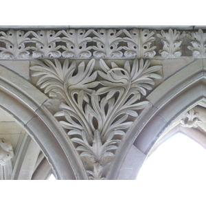 รูปถ่าย ฝรั่งเศส(France) มงแซ็งมีแชล(Mont St Michel) ระเบียงคดแอบบีมงแซ็งมีแชล(Mont St Michel Abbey Cloister) 2010-04 15