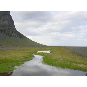 รูปถ่าย ไอซ์แลนด์(Iceland) ถนนหมายเลข 1 จากโยกุลซาร์เลานไปวีก(Road 1 Jokulsarlon to vik) 2003-06 34